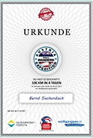 Bernd Sieckendieck - Urkunde